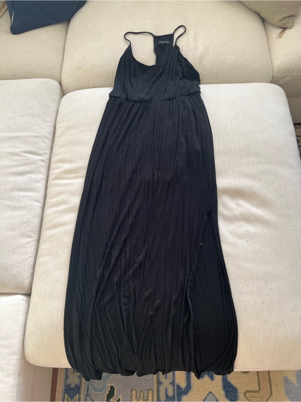Banana Republic Black Maxi Dress with Spaghetti Straps